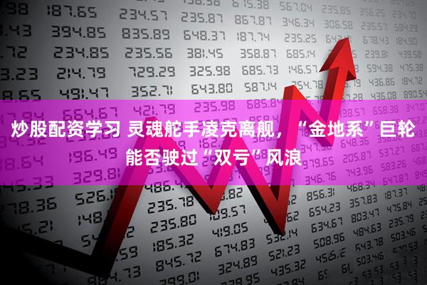 炒股配资学习 灵魂舵手凌克离舰，“金地系”巨轮能否驶过“双亏”风浪