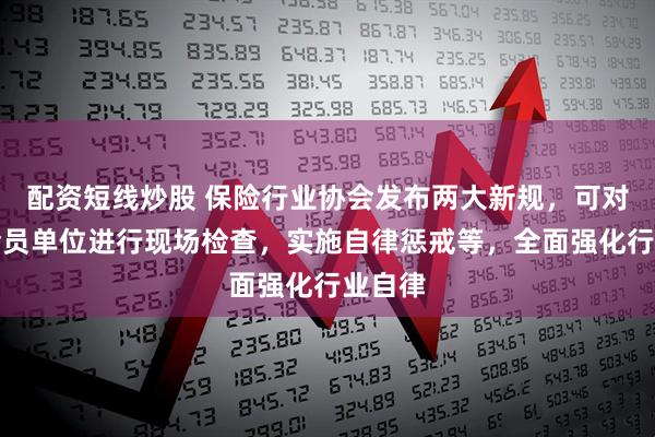 配资短线炒股 保险行业协会发布两大新规，可对相关会员单位进行现场检查，实施自律惩戒等，全面强化行业自律